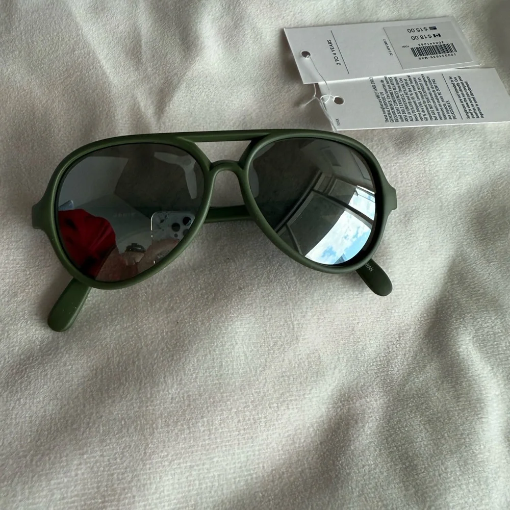 Green Aviators Janie and Jack